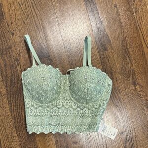 Windsor Mint Lace Bustier